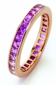 K18PG Pink sapphire